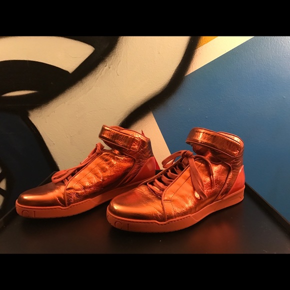 Orange Gucci Sneakers